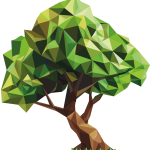 Albero Logo Robot Mecha Compresso